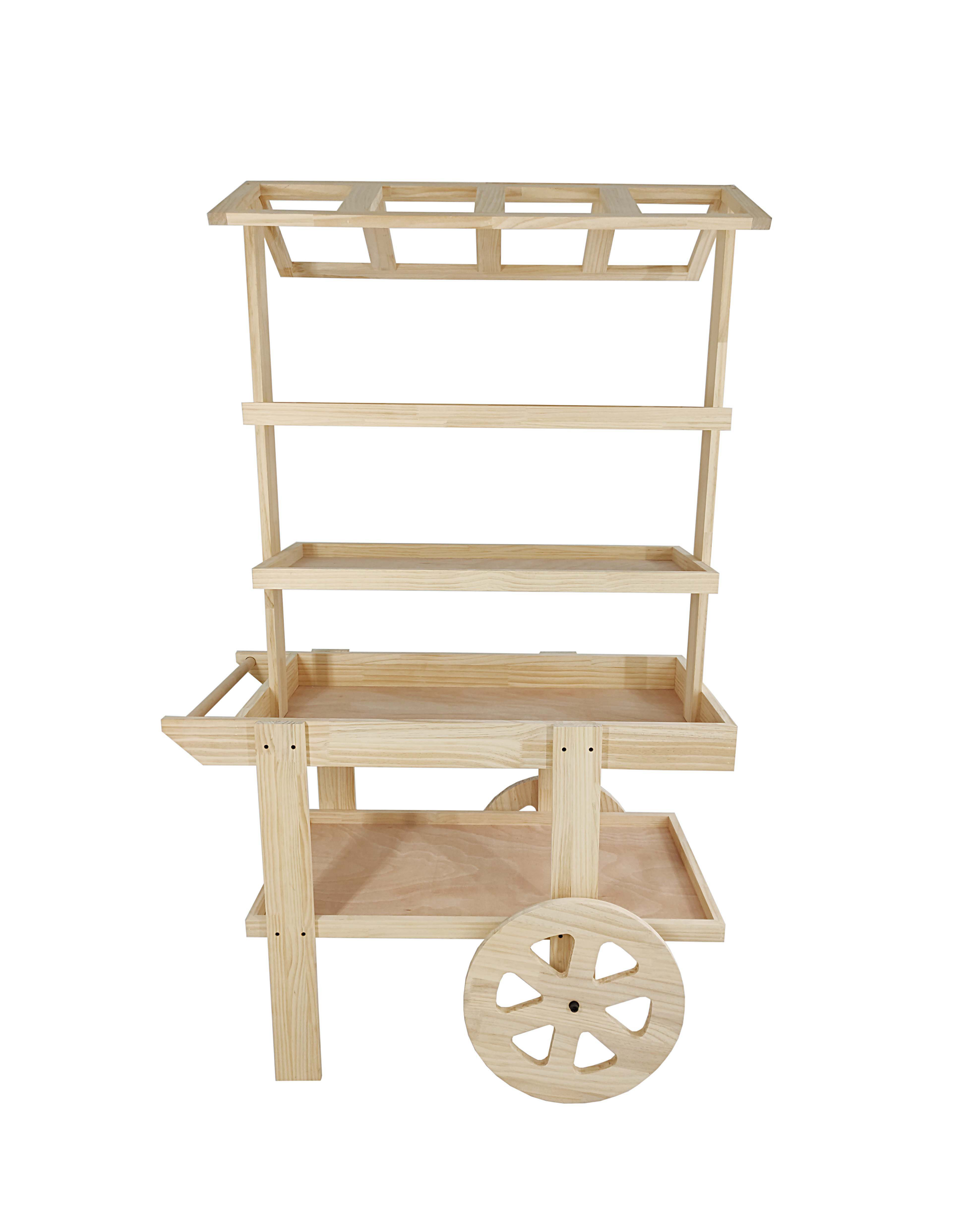 FixtureDisplays Flower Cart Vending Cart Farmers Market County